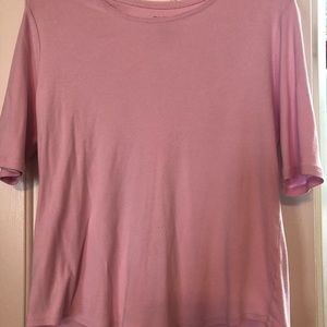 Women’s pink tee short sleeved size L